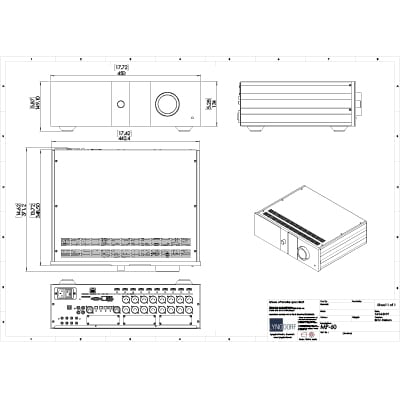 Lyngdorf MP-60 2.1 technical drawings