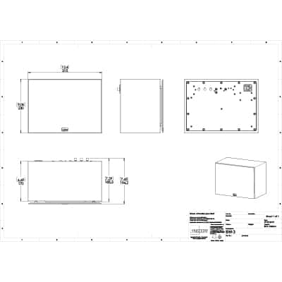 Lyngdorf BW-3 technical drawings