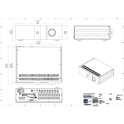 Lyngdorf MP-50 technical drawings