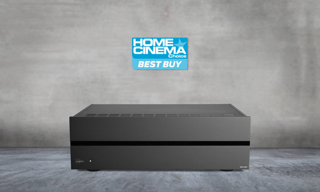 The Lyngdorf MXA-8400 with Home Cinema Choice award