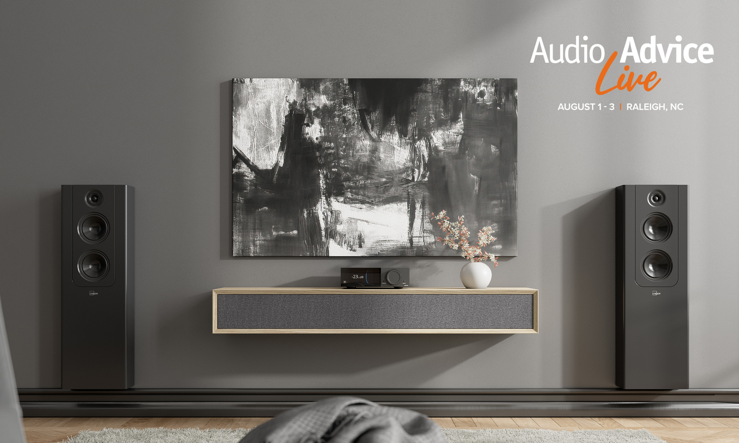 Lyngdorf TDAI-2210 at Audio Advice Live 2025