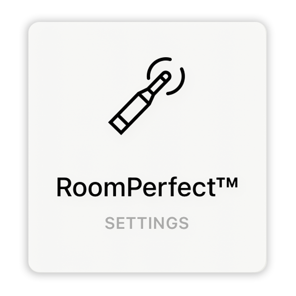 RoomPerfect icon in My Lyngdorf app