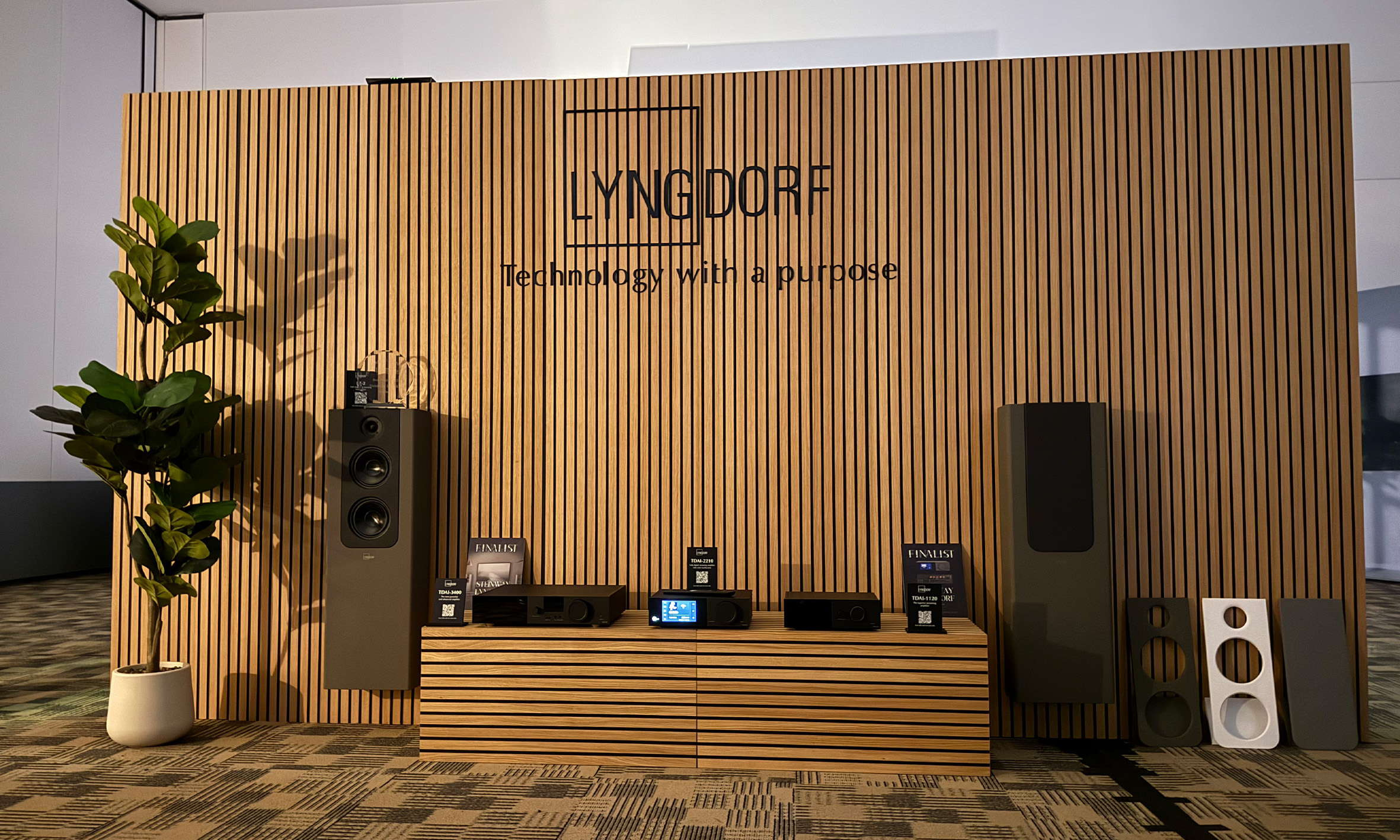 CEDIA 2025 recap Lyngdorf wall at CEDIA 2025