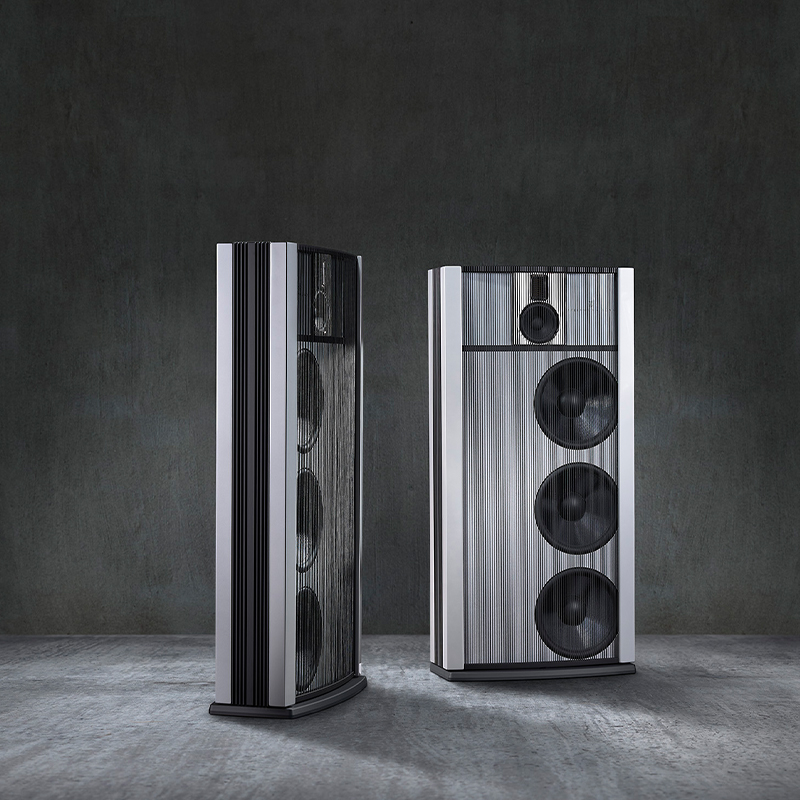 2018_NY Steinway & Sons Model B speakers in custom grey
