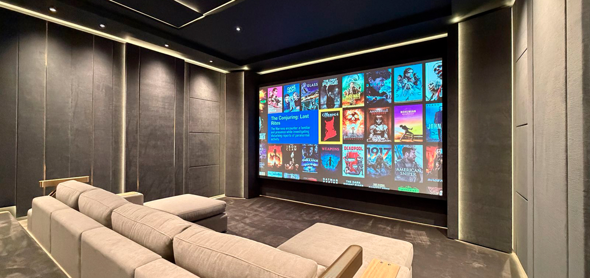 Lyngdorf home cinema by partner Sinemas