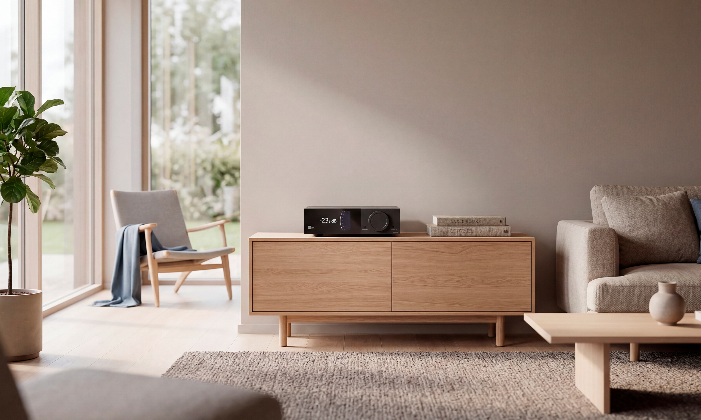 TDAI-2210 in a Scandinavian living room