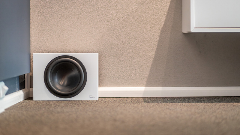 Lyngdorf BW-3 woofer in white