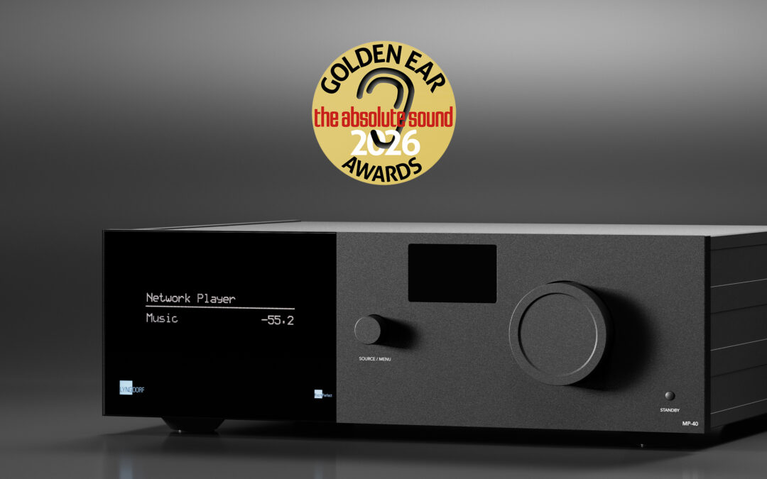 Lyngdorf MP-40 2.1 receives a Golden Ear Award from The Absolute Sound