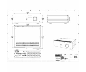 Lyngdorf MP-40 technical drawings