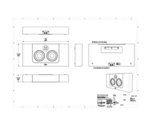 Lyngdorf LCR-2 technical drawings