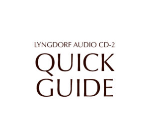 CD-2 quick guide (DK & ENG)
