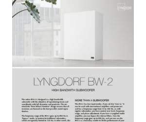 Lyngdorf BW-2 fact sheet