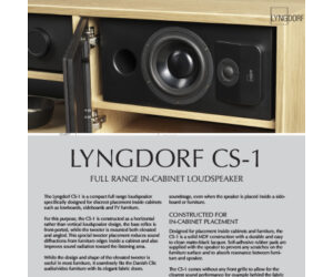 Lyngdorf CS-1 fact sheet
